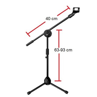 ขาตั้งไมค์ NTS รุ่น ST-200A ขาสูง 100cm ยืดสูงสุด 135 cm หนา อย่างดี