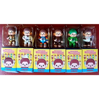 [RARE] MASCOT : SEKIGUCHI MICRO MONCHHICHI ครบชุด 5+1 (ตัวพิเศษสีทอง) ลิงน้อยมอนชิชิ น่ารัก สินค้าหายาก ครบชุด 6 แบบ