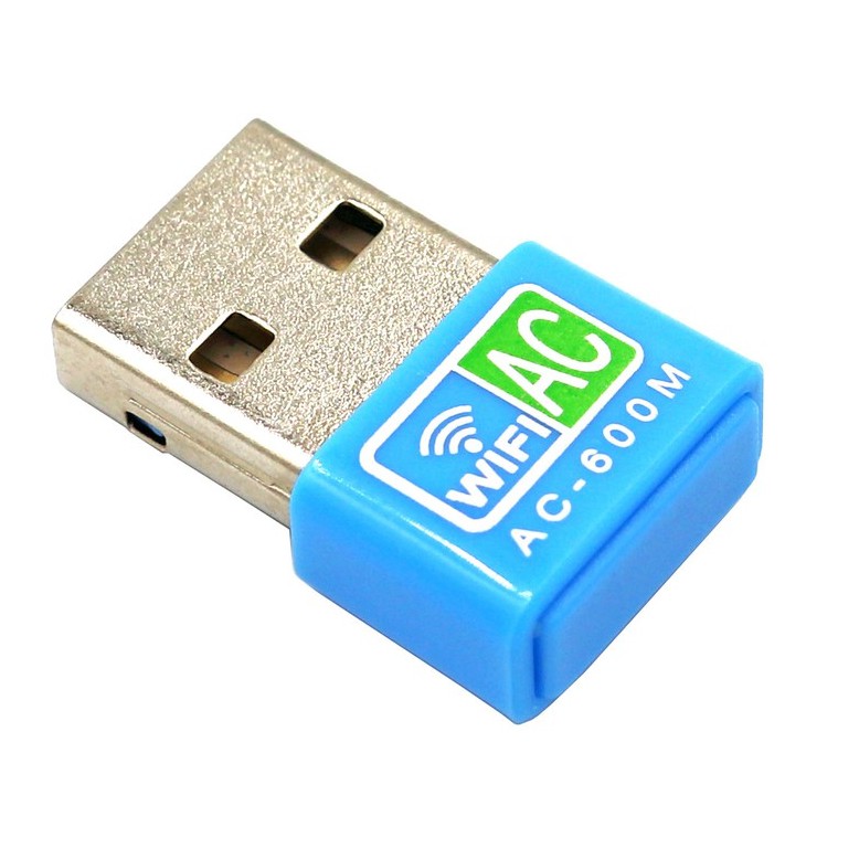ตัวรับ WiFi 2ย่านความถี่ AC 600Mbps เสาฝัง ตัวรับสัญญาณ ตัวดูดวายฟาย Wireless USB Adapter Dual Band 2.4/5Ghz 802.11AC ไว