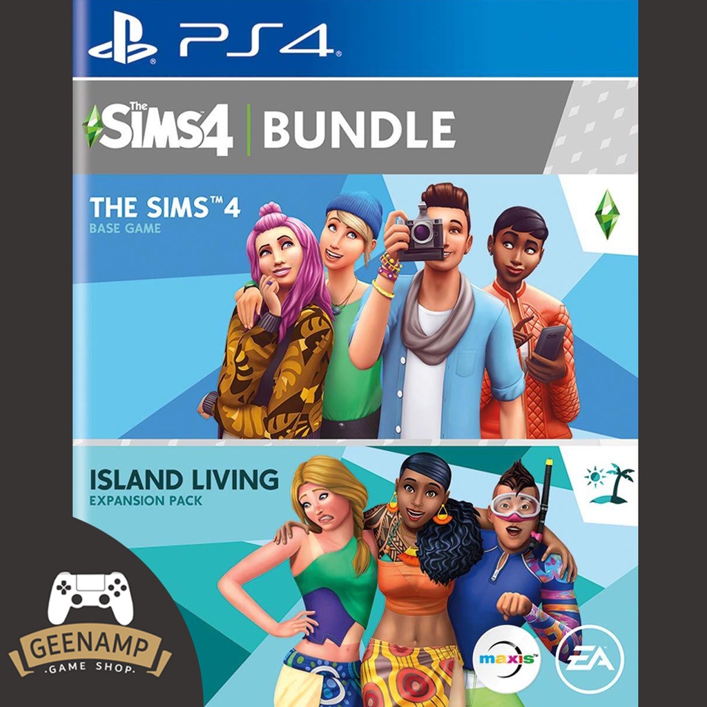 PS4 [มือ1] THE SIMS 4 + ISLAND LIVING BUNDLE (R1/US) [ Expansion Pack # SIM IV # THESIM # THESIMS ]