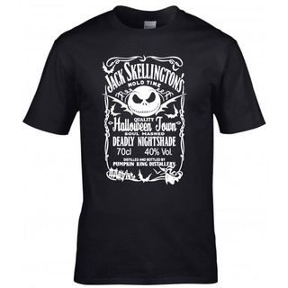 เสื้อยืด ลาย Jack Skellington Inspi น่ากลัว เหมาะกับของขวัญวันขอบคุณพระเจ้าSize S-5XL