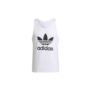 adidas ORIGINALS เสื้อกล้าม Adicolor Classics Trefoil ผู้ชาย สีขาว H06636