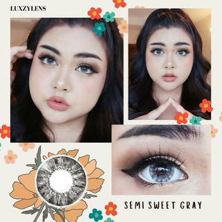 [สายฉ่ำวาว]Semi Sweet Luxzylens คอนแทคเลนส์เกาหลี คอนแทคเลนส์ บิ๊กอาย bigeyes contactlens คอนแทคสายตา คอนแทค