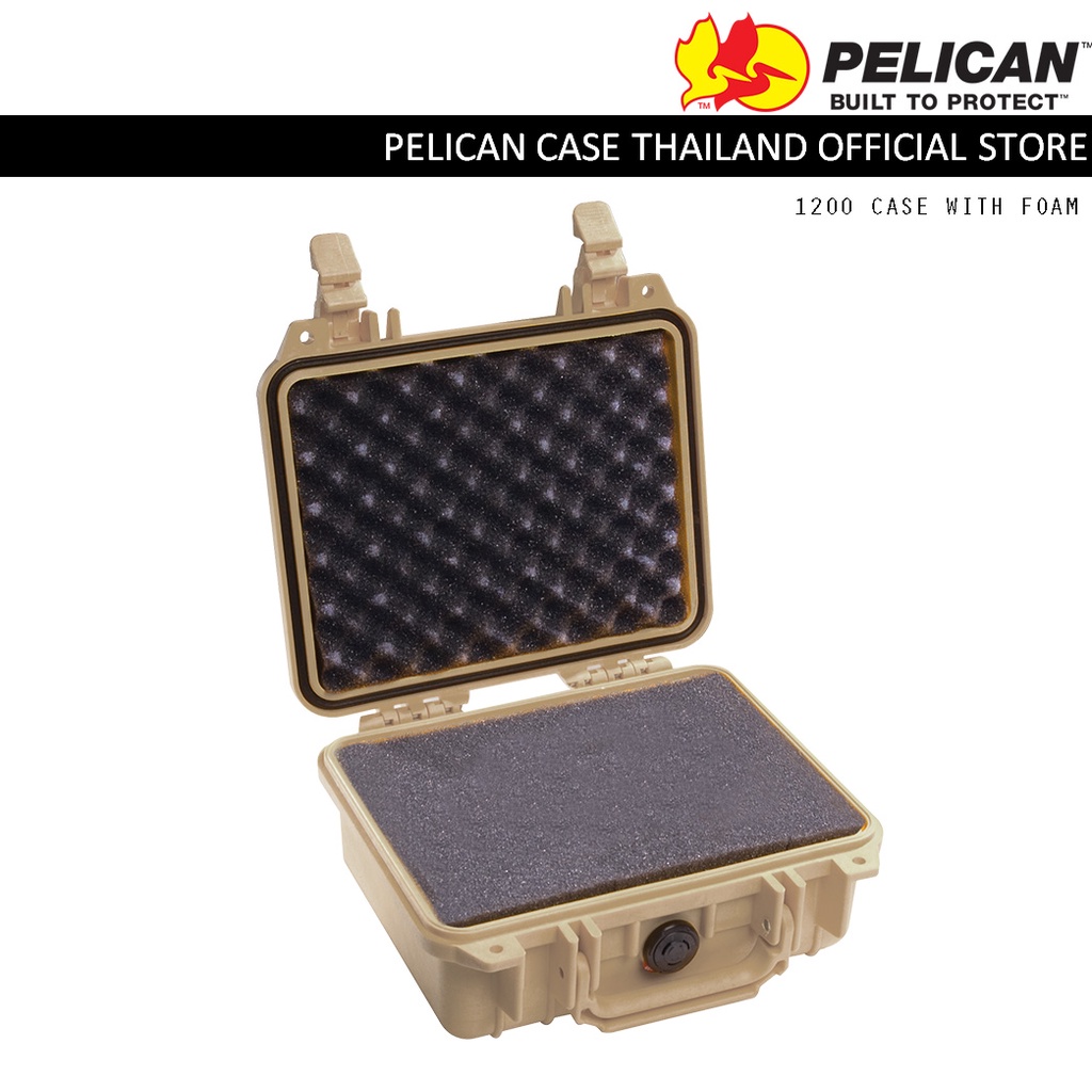 Pelican 1200 case with Foam - กล่องกันน้ำกันกระเเทก