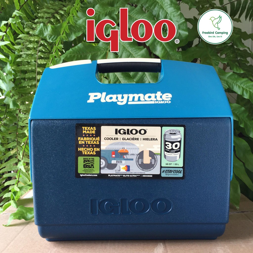 IGLOO Playmate Elite Ultra Cooler กระติกน้ำแข็ง 16ควอร์ต 15ลิตร camp camping แคมป์ แคมปิ้ง outdoor เ