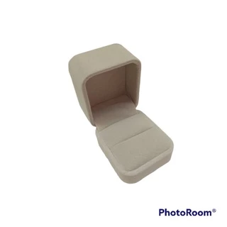 Set CN19/3ชิ้น สีครีมทอง กล่องกำมะหยี่ Premium Jewelry Box ใส่เครื่องประดับ กล่องสินสอด งานหมั้น งานแต่งงาน