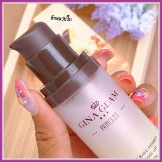 Gina Glam Princess Ultra Face Base Primer 30g G18 ไพเมอร์ เนื้อซิลิโคน จีน่า เกลม ปกปิดรูขุมขน
