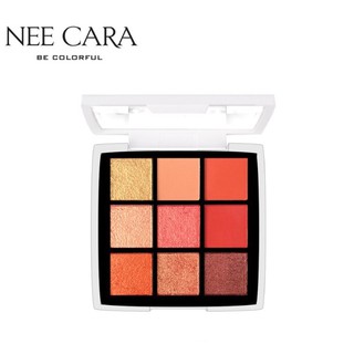 (ใช้โค้ด INCM8L3 ลด 50% สูงสุด 50 บาท)  อายแชโดว์ NEE CARA 9 COLORS EYESHADOW PALLETTE #N669