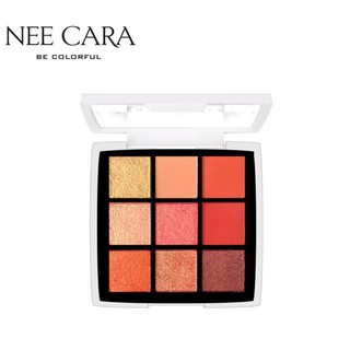 (ใช้โค้ด INCM8L3 ลด 50% สูงสุด 50 บาท)  อายแชโดว์ NEE CARA 9 COLORS EYESHADOW PALLETTE #N669