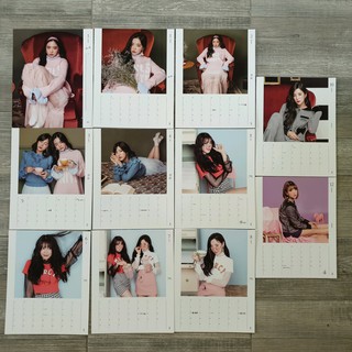 หน้าปฏิทินตั้งโต๊ะ APink Soulmate 2018 Seasons Greetings Desk Calendar นาอึน อึนจี นัมจู โชรง โบมี ฮายอง