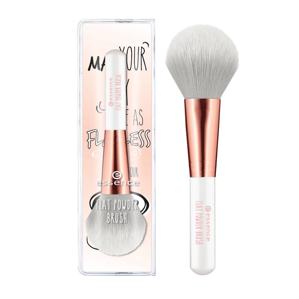 essence เอสเซนส์ flat powder brush แปรงปัดแป้ง เครื่องสำอาง แปรงแต่งหน้า