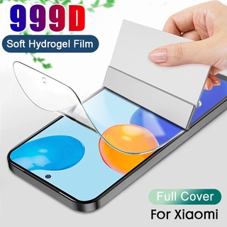 ฟิล์มกันรอย,ฟิล์มHydrogel,ฟิล์มจอโค้ง Xiaomi Mi Poco F4 F3 M4 M3 X3 X4 X5 Pro 11T 9T 10T 11 Lite Redmi Note 7 8 9 10 11 12 12S 11S 10S 9S 9A 9C 10C