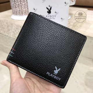 PLAYBOY SHORT WALLET (outlet) สีดำ