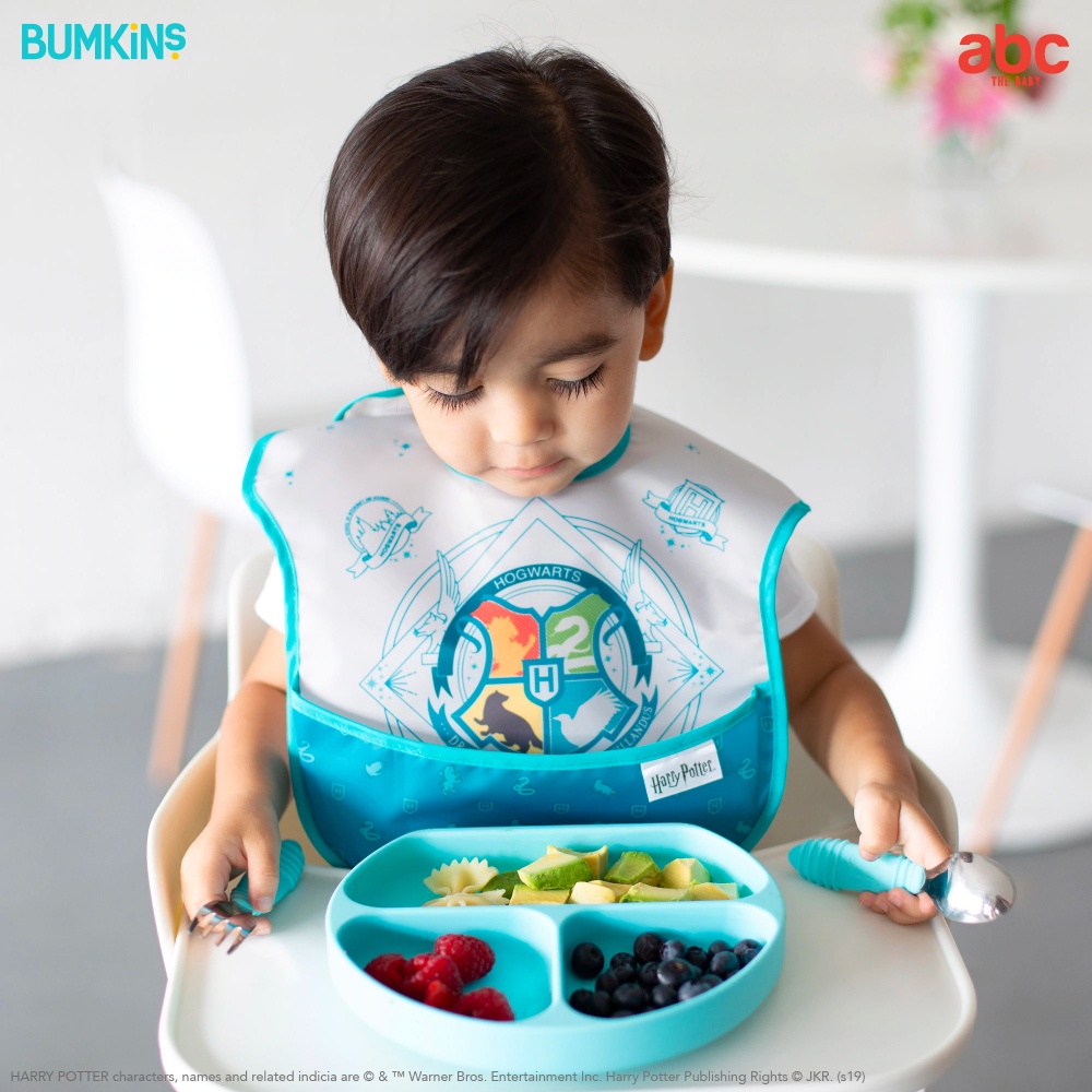 Bumkins จานข้าวเด็ก ซิลิโคน ดูดโต๊ะได้ Silicone Grip Dish รูปที่ 4