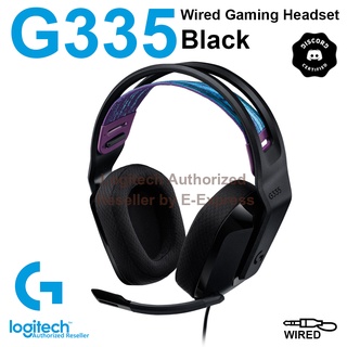 Logitech G335 Wired Gaming Headset (Black) หูฟังเกมมิ่งสีดำ ของแท้ ประกันศูนย์ 2ปี