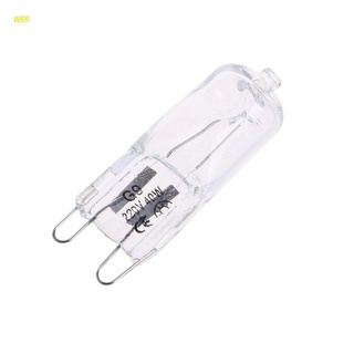 Wer หลอดไฟฮาโลเจน G9 40W 220V แสงสีขาว 40 วัตต์