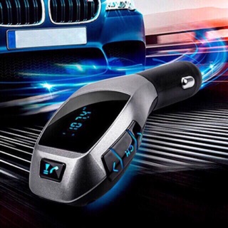 (ของแท้100%) บลูทูธในรถยนต์ X5 Bluetooth Car Kit FM Transmitter