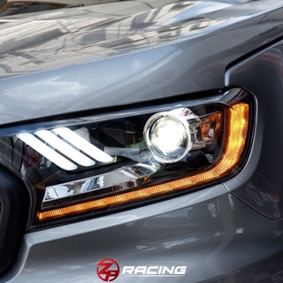 ไฟหน้า Ford Ranger Ford Everest Ford Raptor รุ่น Mustang Bi-LED ไฟหน้าฟอร์ดเรนเจอร์รุ่นมัสแตง รับประกัน 1 ปี