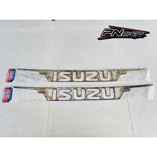 ครอบโลโก้ Isuzu 2022 ไอร่อนบา Iron bar วัสดุผลิตจาก สแตนเลส 304 แท้ รายละเอียดเลเซอร์เยอะโคตรๆ