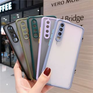 เคสTPU เคสหลังด้านกล้องขอบสี มี9สี รุ่น VIVO Y11 Y12 Y15 Y17 V19