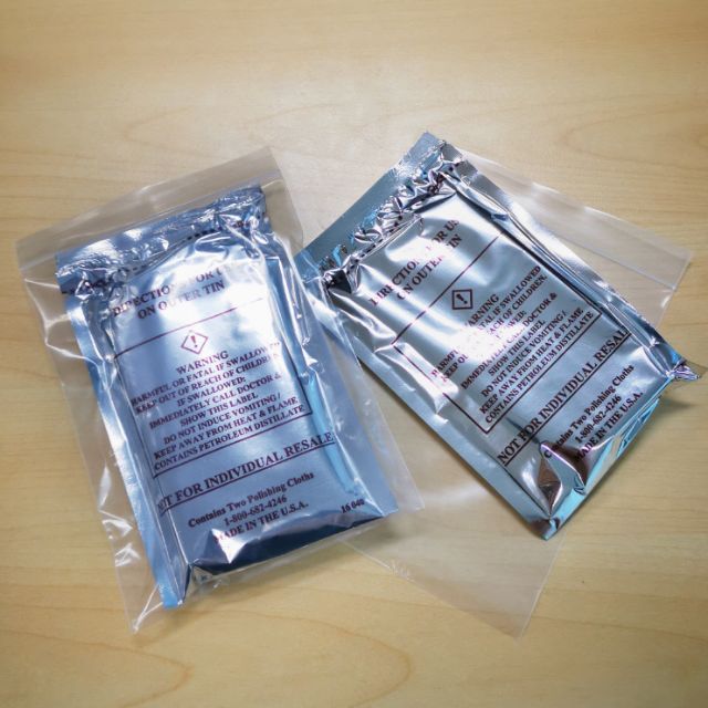 Cape Cod ผ้าขัดเงาโลหะ ลบรอยขนแมว แบบซอง CapeCod Polish polishing cloth พิเศษ!! ฟรีถุงซิปล๊อค