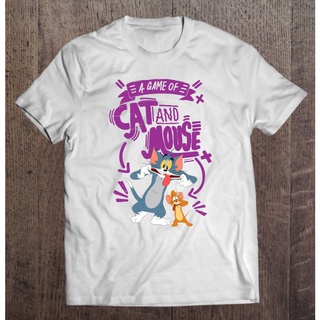 เสื้อยืดพิมพ์ลายprintingเสื้อยืด พิมพ์ลายภาพยนตร์ Tom Jerry Cat And MouseS-4XL