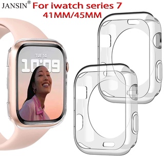 เคส iwatch series 7 คส TPU เคสซิลิโคนนาฬิกา สำหรับ iwatch series 7 41มม 45มม นาฬิกาสมาร์ท