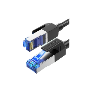 Ugreen สายเคเบิลเครือข่ายอีเธอร์เน็ตถัก Cat8 RJ45 LAN Cat8 RJ45 ความเร็วสูง 10 ม. 15 ม. 20 ม. 40Gbps