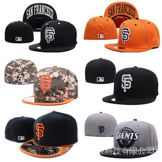 หมวกเบสบอล MLB San Francisco Giants สไตล์ฮิปฮอป ขนาดใหญ่ สําหรับผู้หญิง และผู้ชาย