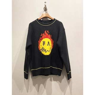 NEW เสื้อสเวตเตอร์ PALM ANGELS SWEATER  งานunisex สั่งตาม ขนาด ถ่ายสดจากสินค้าจริง100% Size S / L / XL