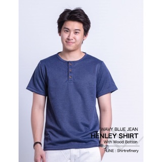 Wavy Henley shirt เสื้อยืด SALE 199!