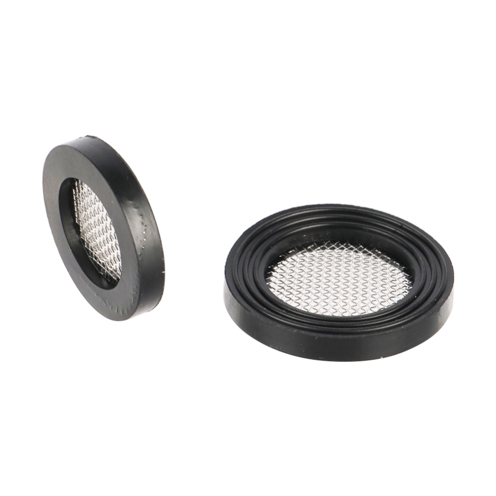 10 ชิ้น O ท่อปะเก็นยาง rwasher กรองสแตนเลส + ยาง วาล์วกรองสุทธิ 1/2" 3/4" ซีล 40 ตาข่ายกรอง เศษ