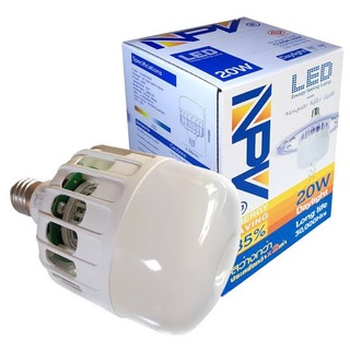 หลอดไฟ LED 20 W ยี่ห้อ NPV (สว่างกว่า ประหยัดกว่า x2 เท่า)