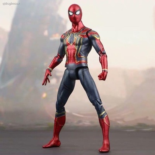 Figure ของสะสม โมเดลตัวการ์ตูน♗☬☾Avengers 3 Extraordinary Spider-Man Hand-made Model ตกแต่งของเล่นเด็กตุ๊กตาวันเกิด Gift