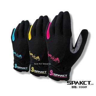 ถุงมือ SPAKCT S13G09 สีฟ้า เหลือง