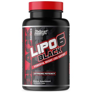 Nutrex Research Lipo-6 Black 120 Black-Caps