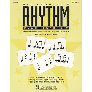 HAL LEONARDS RHYTHM FLASHCARD KIT#HL 44223117