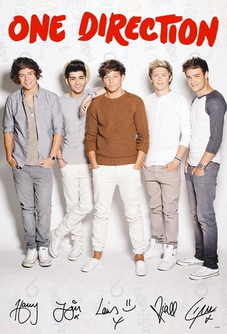 โปสเตอร์วงดนตรี One Direction (พร้อมส่ง) 23.5x34.5 นิ้ว