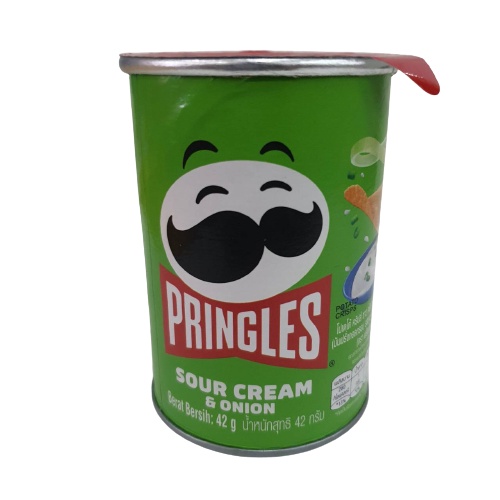 พริ้งเกิลส์ Pringles มันฝรั่งทอดกรอบ  กระป๋องเล็ก  42กรัม ราคา ถูกที่สุด ดีลบีเคเค แกลเลอรีภาพที่ 2