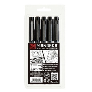 ปากกาตัดเส้น Zig Cartoonist MANGAKA Fineliner Set