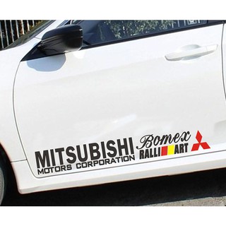 สติกเกอร์ ลายMitsubishi 2 ชิ้น