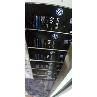 HP 87X CF287X Black ตลับหมึกโทนเนอร์ สีดำ ของแท้