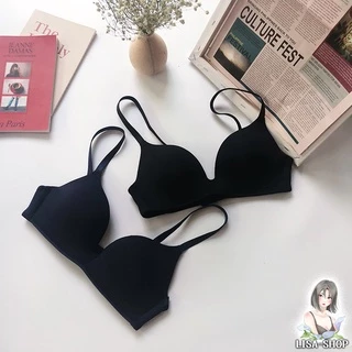 บราไร้โครง SOFT BRA เสื้อชั้นใน​ ไร้โครง มีฟองดันทรงในตัว ผ้านุ่มใส่สบาย งานสวยเนียนเฉียบ #เรียบE01