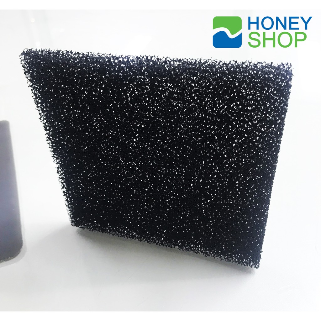 อะไหล่ฟองน้ำ หัวเซ็นเซอร์กรองฝุ่นสำหรับ SHARP ขนาด 13x13x1 cm ( 30PPi ) สีดำ