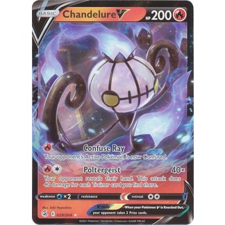 การ์ดโปเกมอน TCG Chandelure V SS Fusion Strike 39/264 Ultra