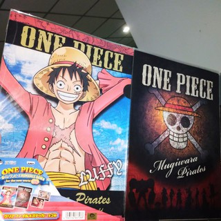 Japan แฟ้ม A4 สติ๊กเกอร์ อนิเมะ วันพีช OnePiece Sticker A4 Folder Storage Anime Cartoon มังงะ ญี่ปุ่น โจรสลัด หมวกฟาง