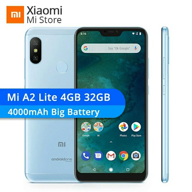 เครื่องสุดท้าย🈁🆕🈂 XIAOMI MI A2 LITE 4Gb 32Gb ฟรีเคสใส Snapdragon 625 1080X2280px 432PPI
