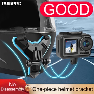 ขาตั้งกล้องติดหมวกกันน็อครถจักรยานยนต์ สําหรับ DJI OSMO GoPro Hero 10 9 8 7 6 5Action Sports Camera Full Face Holder อุปกรณ์เสริม