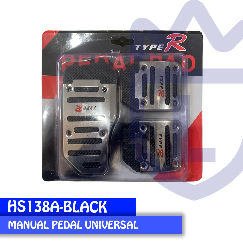 PEDAL / เบรค PEDAL RACING MANUAL TYPE-R UNIVERSAL 3 ชิ้น HS138A
