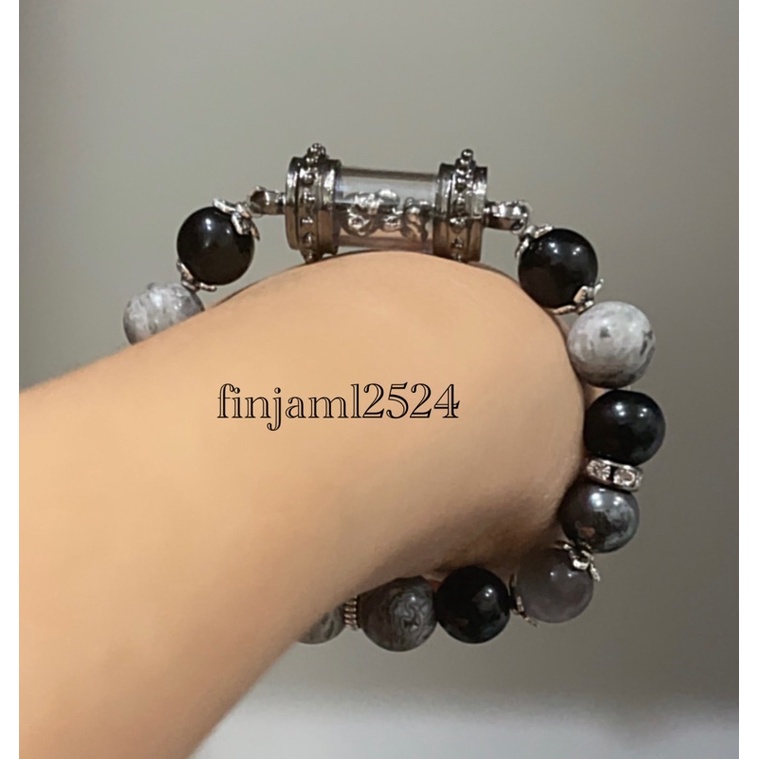 สร้อยข้อมือพระพิฆเนศน้อย [ผ่านพิธีแล้ว] [ตะกรุดกันน้ำ] บันดาลโชคลาภและ ความสำเร็จ